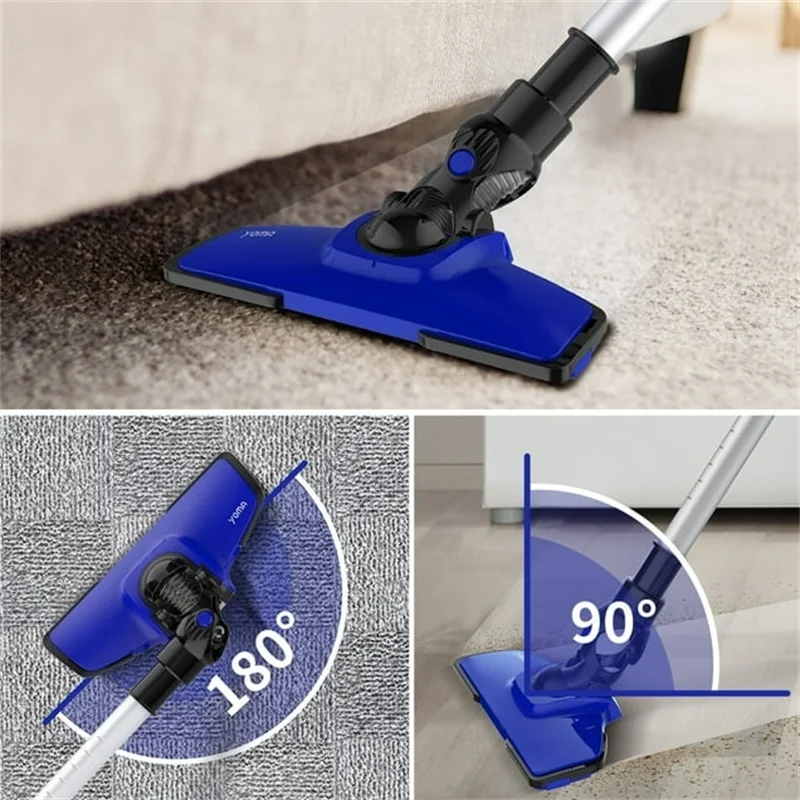 Yoma N3 Ultra-Light Cordless Vacuum 17KPA Up to 40 Mins Runtime 6-in-1 Stick Vacuum Cleaner for Carpet Hard Floor Pet Hair, Blue