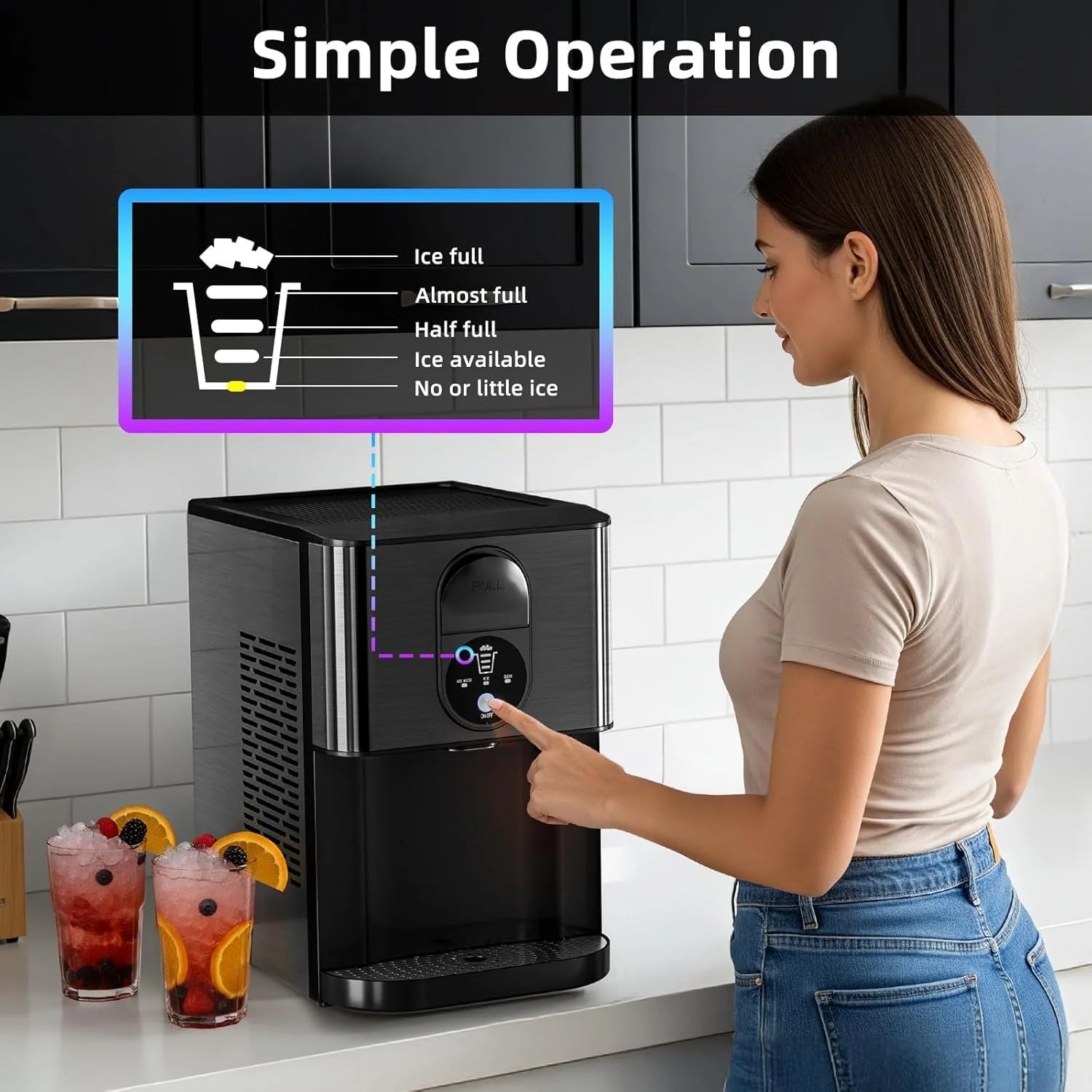 Countertop Nugget Ice Maker